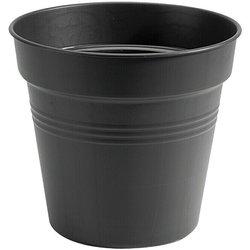 Elho Green Basics Maceta para planta (Diámetro exterior máx.: 24 cm, Plástico, Negro)