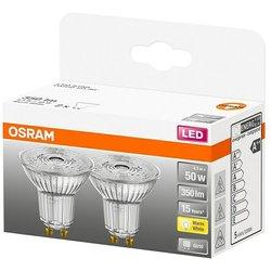 Osram Star Bombilla LED PAR16 (GU10, No regulable, Blanco cálido, 350 lm, 4,3 W, 2 ud.)