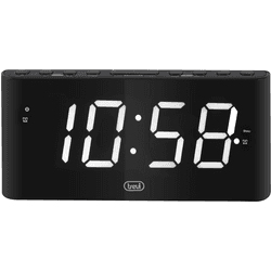 Reloj Despertador TREVI EC 889 Blanco Negro