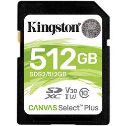 Kingston SDS2/512GB SDXC 512GB clase 10