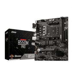 placa amd ryzen msi b550m pro am4 ddr4 pcx3.0 matx hdmi