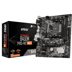 placa amd ryzen msi b450m pro-m2 am4 ddr4 pcx matx