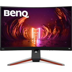 benq monitor mobiuz ex3210r 31.5  qhd 2560 x 1440m , 165hz, 1 ms, curvo, altavoces, hdmi, dp, usb, negro