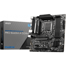 msi intel  pro b660m-a ddr4 lga 1700