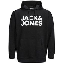 Sudadera jack and jones ecorp logo black hombre