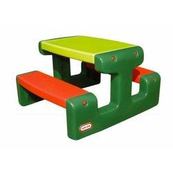 Mesa de picnic para niños color verde y naranja, marca Little Tikes