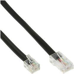 Cable modular inline rj45 8p6c a rj12 6p6c macho a macho 3m