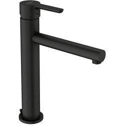 Genebre 65134 19 41 66 oslo grifo monomando lavabo medio alto negro