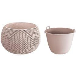 Maceta PROSPERPLAST Splofy Bowl (Beis - 18 x 18 x 13.6 cm)