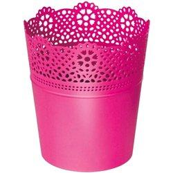 Maceta PROSPERPLAST Lace (Rosa - 11.2 x 13 cm)