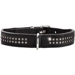 Collar para perro hunter diamond elk petit negro black (20-24 cm)