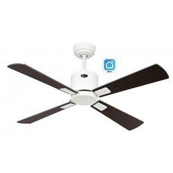 Ventilador de techo casafan eco neo iii 103cm 943141w motor blanco wengué y gris con wifi