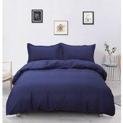 Juego 3 Piezas Funda Nordica 100% Poliester Azul Cama 90 / 150x220 cm TIENDA EURASIA