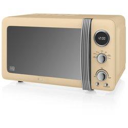 Swan Retro SM22030CNEU Microondas 20L 800W Crema