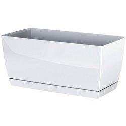 Maceta PROSPERPLAST Coubi Case P (Blanco - 24 x 12 x 11 cm)