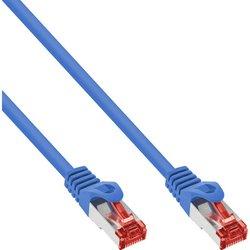 Cable de red inline s/ftp pimf cat.6 250mhz cobre libre de halógenos azul 0.25m