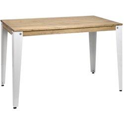 Consola BOX FURNITURE CCVL3911075 BL-EV (Blanco - Madera, Acero - 110x39x75.5 cm)