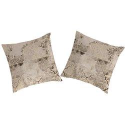 Funda de almohada (2) alain beige/gris 65x65(2) cm