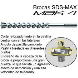 Broca Sds-max Mak4 25x520 (10) - Makita - P-77920