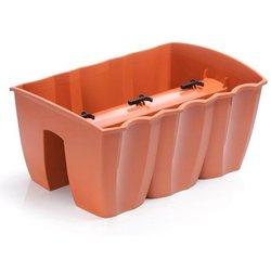 Maceta PROSPERPLAST Crown (Castaño - 39.3x27.8x20.1 cm)