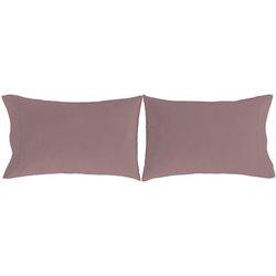 Funda de almohada (2) pure malva 50x75 (2) cm