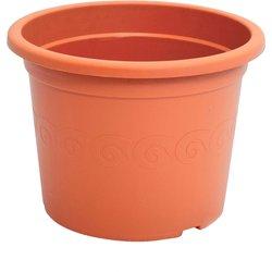 Maceta plastica 0,25l., dimensiones (mm) 110x110x82, color terracota