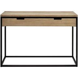 Mesa Consola DS MUEBLES Icub - industrial vintage negra (40x120x82cm)