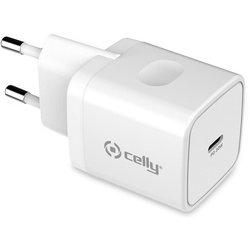 CARGADOR USB-C CELLY 20W WHITE