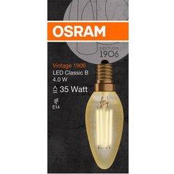 Lámpara led vintage 1906 led cl b fil gold 36 non-dim 4,5w/825 e14 420lm 15000h - osram