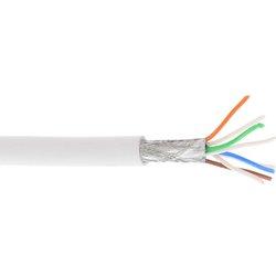 Cable de red inline s/ftp pimf cat.6a libre de halógenos 500mhz blanco 100m