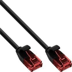 Cable de red delgado inline, u/utp, cat.6, negro, 7,5 m