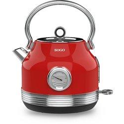 Hervidor retro Sogo KET-SS-7760 2200W 1,8L rojo