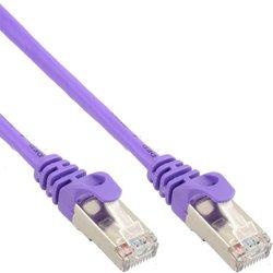 Cable de Red INLINE (RJ45 - 30 cm - Morado)