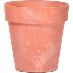 Maceta PROSPERPLAST Cube Beton Efect (Naranja - 17 x 15cm)