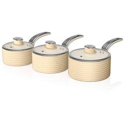 Batería de Cocina SWAN SWN-SWPS3020CN Crema (3un)