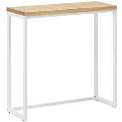 Consola BOX FURNITURE 94 Icub Blanco (Madera, Metal - 30x80x80 cm)