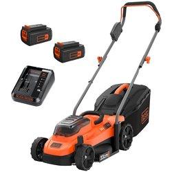 Cortacésped inalámbrico black & decker bcmw3336l2-qw batería doble 36v 2.5 ah