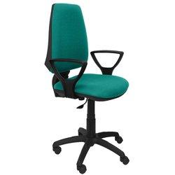 Silla Elche CP bali turquesa brazos fijos