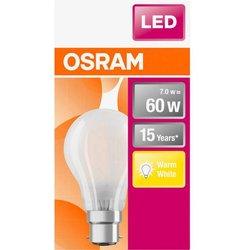 Bombilla led osram a b22d opal 6,5w 806lm 2700k ip20 300 ° [lv-4058075114913]