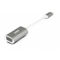 Urban Factory Adaptador USB-C a VGA Gris