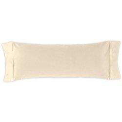 Funda de almohada pure crema 45x155 cm