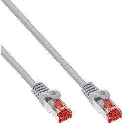 Cable de red inline s/ftp pimf cat.6 250mhz pvc gris cobre 0.3m