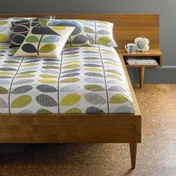 Set de cama scribble stem azul/verde, orla kiely - cama de 90 cm