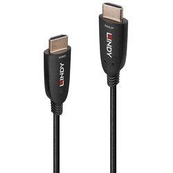 Cable HDMI LINDY OPTIC HYBRID Negro