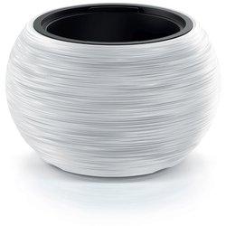 Prosperplast maceta furu bowl color blanco, con depósito, de 43,5 x 43,5 x 27,5 cm, capidad de 11l