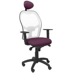 P&C-Silla de Oficina con Cabecero Jorquera P&C ALI760C Morado