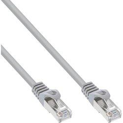 Cable de red inline f/utp cat.5e gris 0.3m