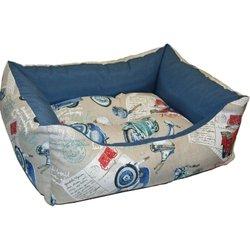 Cama para Perros GLOBAL Avispas (Azul - 50x40x20cm - TNT)