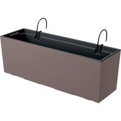 Maceta urbi case w , dimensiones (mm) 580x180x195, color mocca