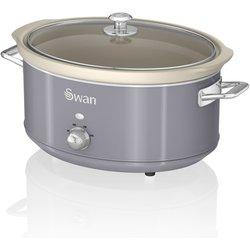 Robot de Cocina Slow Cooker SWAN SF17031GRN (6,5 L)